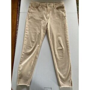 Kensie Vintage Luxe Jeans The Ultimate High Rise Skinny Women’s Size 12 Tan Good
